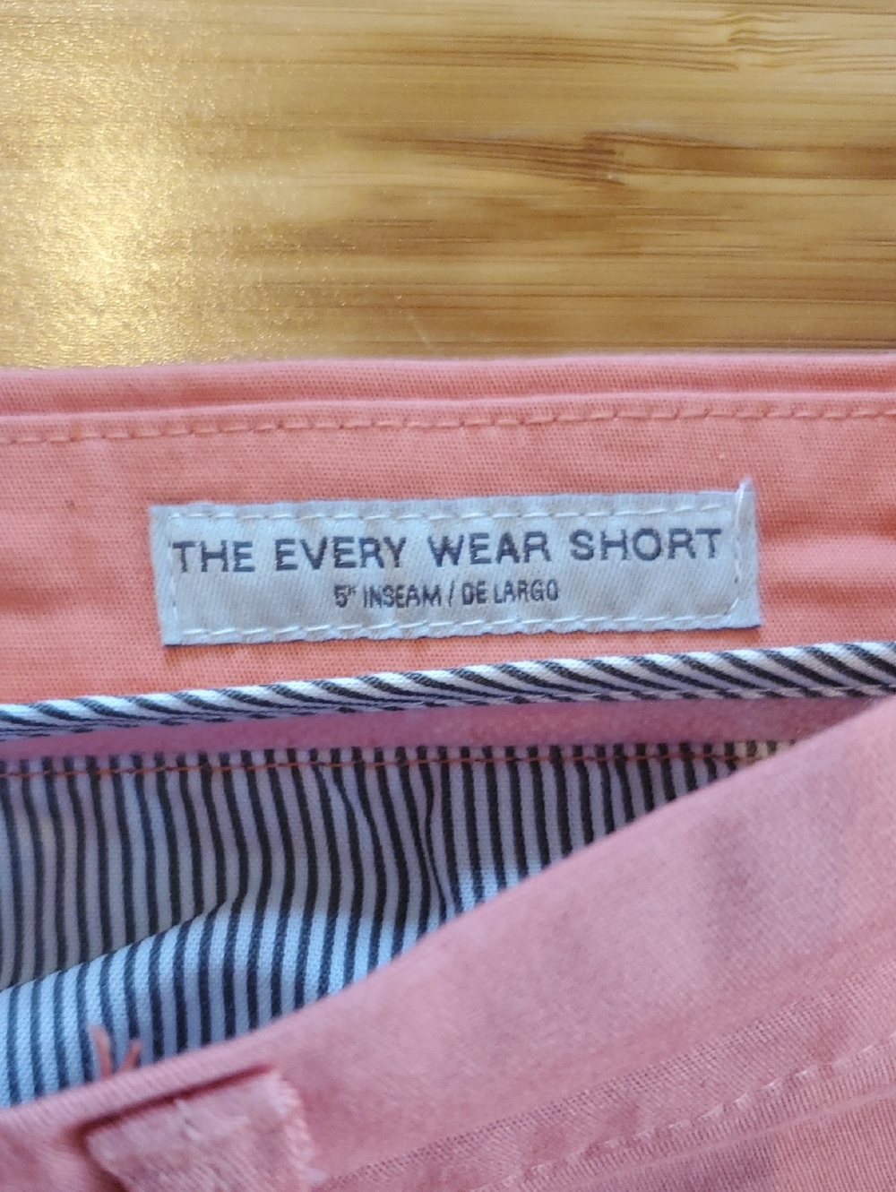 Goodfellow & Co Pink Flat Front Chino Shorts - Picture 2 of 3
